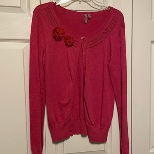 Cashmere-blend Beaded Cardigan Sweater